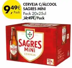 Pingo Doce Cerveja c/álcool sagres mini promoção