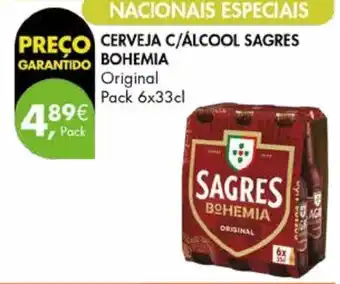 Pingo Doce Cerveja c/álcool sagres bohemia promoção