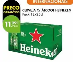 Pingo Doce Cerveja c/ alcool heineken promoção
