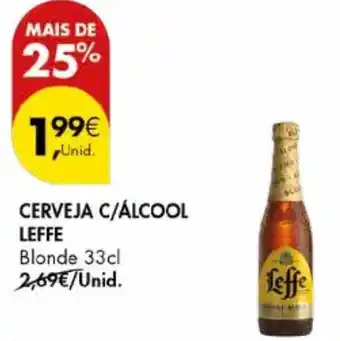 Pingo Doce Cerveja c/álcool leffe promoção