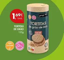 Pingo Doce Tortitas de grão promoção