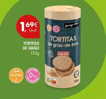 Pingo Doce Tortitas de grão promoção