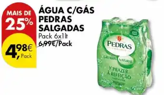 Pingo Doce Água c/gás pedras salgadas promoção