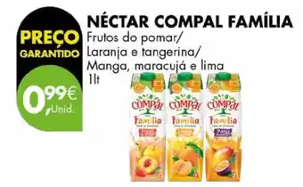 Pingo Doce Néctar compal família promoção