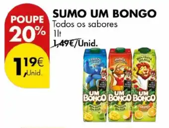 Pingo Doce Sumo um bongo promoção