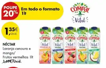 Pingo Doce Nectar Compal promoção