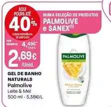 Intermarché Palmolive - gel de banho naturals promoção