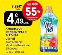 Intermarché Vernel - amaciador concentrado p/roupa promoção