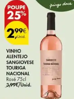 Pingo Doce Vinho alentejo sangiovese touriga nacional promoção