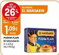 Intermarché El mandarin - pudim flan promoção