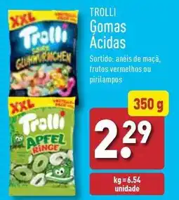 ALDI Trolli - gomas acidas promoção