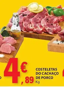 E.Leclerc Costeletas do cachaço de porco promoção