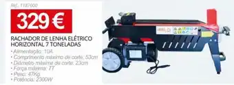 OvarMat Rachador de Lenha Elétrico Horizontal 7 Ton promoção