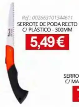 Serrote de Poda Recto c/Plástico 300mm