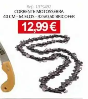 Corrente Motosserra 4cm-64 Elos-325/0,50 Bricofer