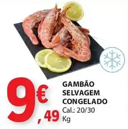 E.Leclerc Gambão selvagem congelado Cal: 20/30 promoção