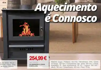 OvarMat Salamandra a Lenha Chapa Lusa promoção