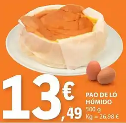 E.Leclerc Pao de ló húmido promoção