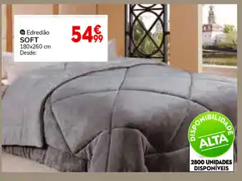Conforama Edredão Soft 180x260cm promoção