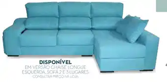 Conforama Chaise Longue com Poufs Lucia promoção