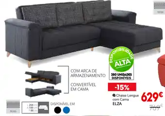 Conforama Chaise Longue com Cama Elza promoção