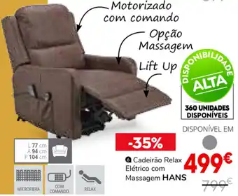 Cadeirão Relax Alétrico com Massagem Hans
