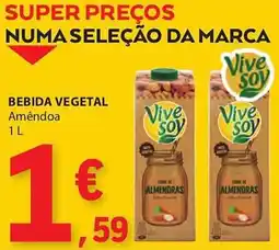E.Leclerc Bebida vegetal amêndoa promoção