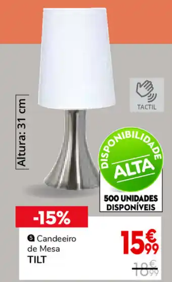 Conforama Candeeiro de Mesa Tilt promoção