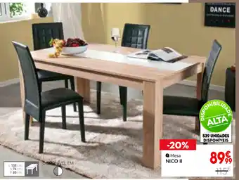 Conforama Mesa Nico II promoção
