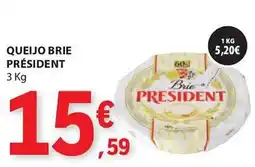 E.Leclerc Queijo brie président promoção