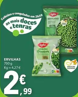 E.Leclerc Ervilhas Iglo promoção
