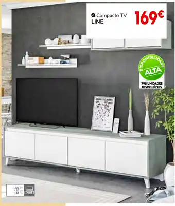 Conforama Compacto TV Line promoção