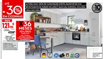 Conforama Cozinha Latino promoção