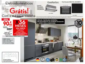Conforama Cozinha Tango promoção