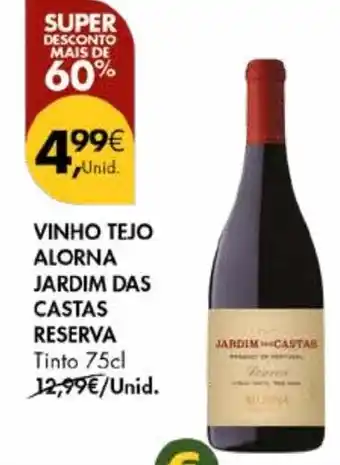 Pingo Doce Vinho tejo alorna jardim das castas reserva promoção