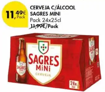 Pingo Doce Cerveja c/álcool sagres mini promoção