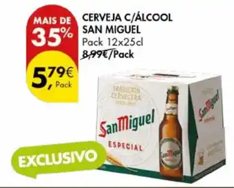 Pingo Doce Cerveja c/álcool San Miguel promoção