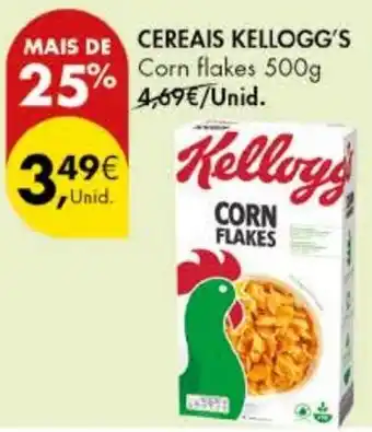 Pingo Doce Cereais kellogg's Corn flakes promoção