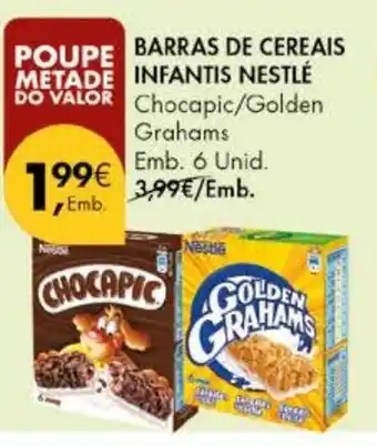 Pingo Doce Barras de cereais infantis nestlé promoção