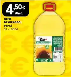 Intermarché Porsi - óleo de girassol promoção