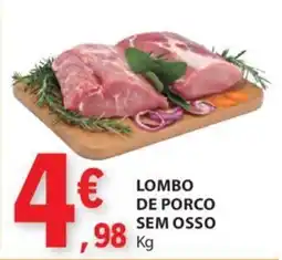 Lombo de porco sem osso