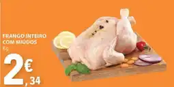 E.Leclerc Frango inteiro com miúdos promoção