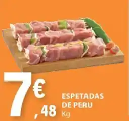 Espetadas de peru