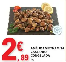 E.Leclerc Ameijoa vietnamita castanha congelada promoção