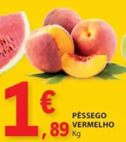 E.Leclerc Pêssego vermelho promoção