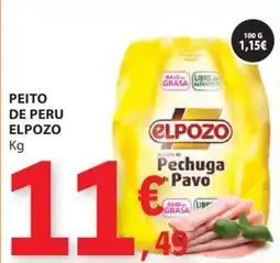 E.Leclerc Peito de peru elpozo promoção