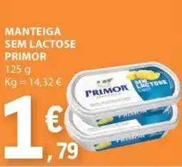 E.Leclerc Manteiga sem lactose primor promoção