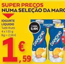 E.Leclerc Iogurte líquido tutti-frutti promoção