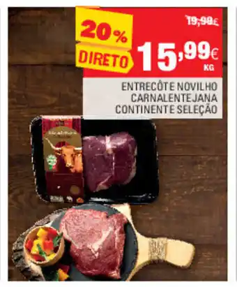 Continente Entrecôte Novilho Carnalente Jana Continente promoção