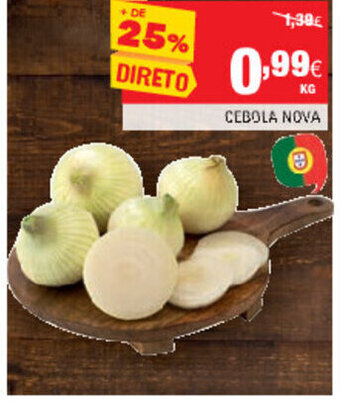 Continente Cebola Nova promoção